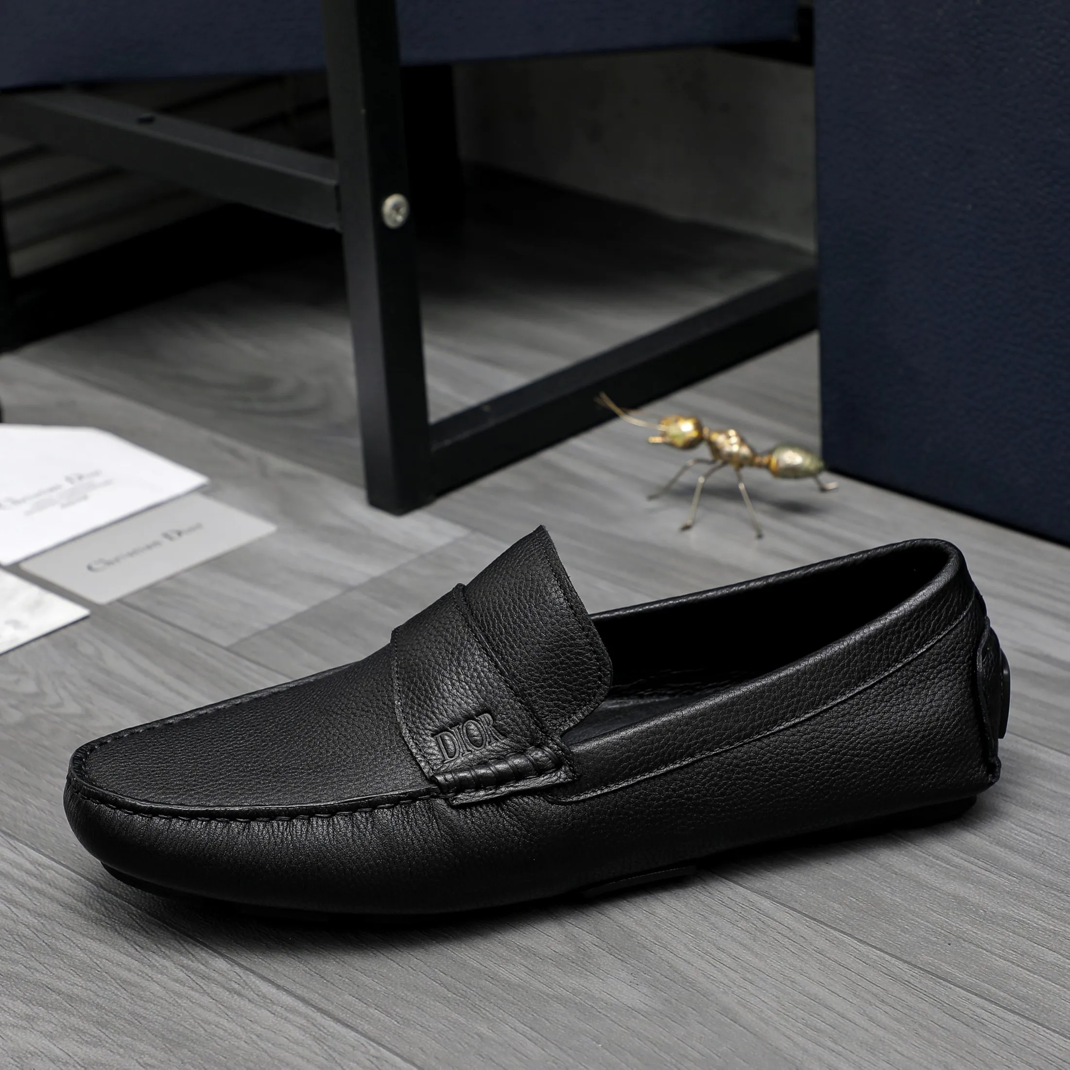Men's shoes 💰400 Product trademark: Dior "Dior" casual slip-on shoes Regular size: 38-45 (45 is custom-made and non-returnable) Product materials: Selected pebbled cowhide upper, pigskin lining, rubber outsole